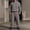 Dark Gray, variant on HonestMatter Men's 2 Piece Tracksuit, Hoodie and Sweatpants Set, Fleece Lounge Wear for Jogging Street Style, Black, Size L