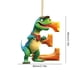 thumbnail image 3 of Adorno Acrílico Con Forma Letra E Dinosaurio para Navidad Coche Plano 2D, 3 of 3