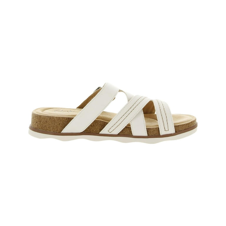 Clarks adjustable flip flops best sale