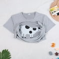 thumbnail image 6 of YUEHUA girls crew neck short sleeve ASK ME ABOUT MY COW Children's Novelty Funny Humor Flip T Shirt Round Neck Short Sleeved T Shirt 3 To 14 Years Old Children, 6 of 8