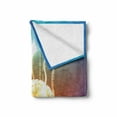 thumbnail image 2 of Fantasy Soft Flannel Fleece Blanket, Stream of Binary Digits Leaking from Abstract Brain Mental Creativity Theme Print, Cozy Plush for Indoor and Outdoor Use, 50" x 60", Multicolor, by Ambesonne, 2 of 6