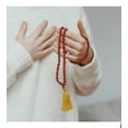 thumbnail image 3 of 5 Mukhi Rudraksha Mala -10mm Rudraksha Japon Mala pour Hommes et Femmes-108+1 Perles, 3 of 3