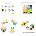 Wooden Pattern Blocks - Educational Mosaic Toy - 26 Pieces - Walmart.com