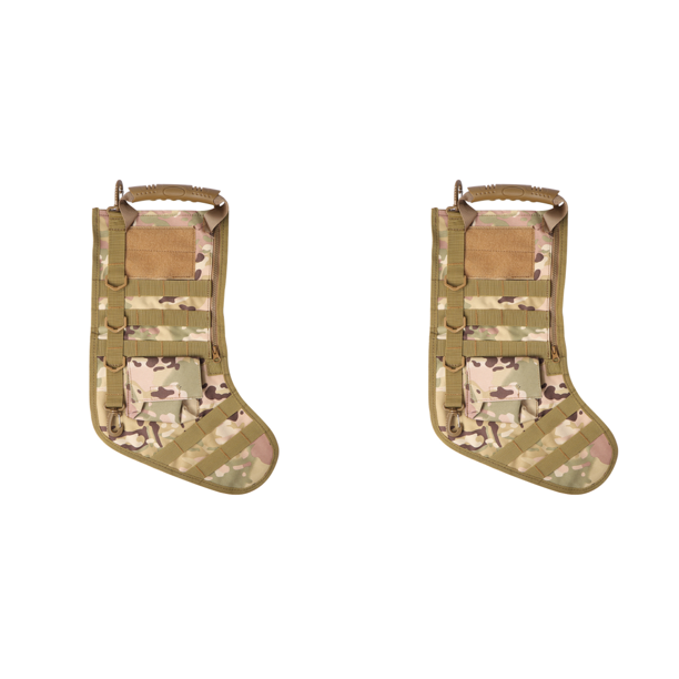 Almacenamiento Navideño Con Múltiples Bolsillos para Accesorios Molle (camuflaje)