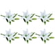 thumbnail image 2 of 6 Piezas Flores Artificiales Inteprter PVC Blanco, 2 of 6