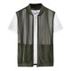 thumbnail image 2 of pstuiky Camisetas sin mangas para hombre, Chaleco de verano transpirable con malla y protección solar para hombre, con bolsillo interior para pesca al aire libre Camisas para hombres l, 2 of 8