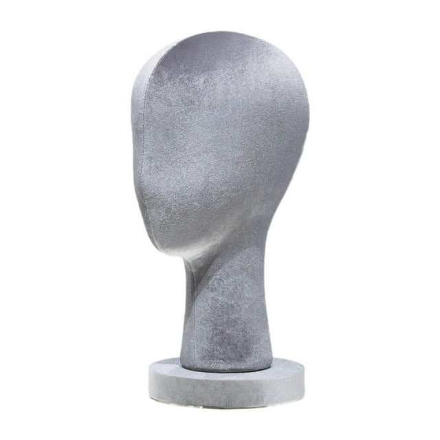 HILABEE Bald Mannequin Head Hat Holder Hat Display Stand for Making Jewelry Mall Height 33cm
