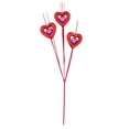 thumbnail image 2 of Valentine Day Heart Glitter Branches, 19" Sparkling Heart-Shaped Picks, Romantic Pink and Red Heart Pick for Vases, Glitter Heart Pick Bouquet for Weddings, Anniversaries, Home & Table Decor​, 2 of 5