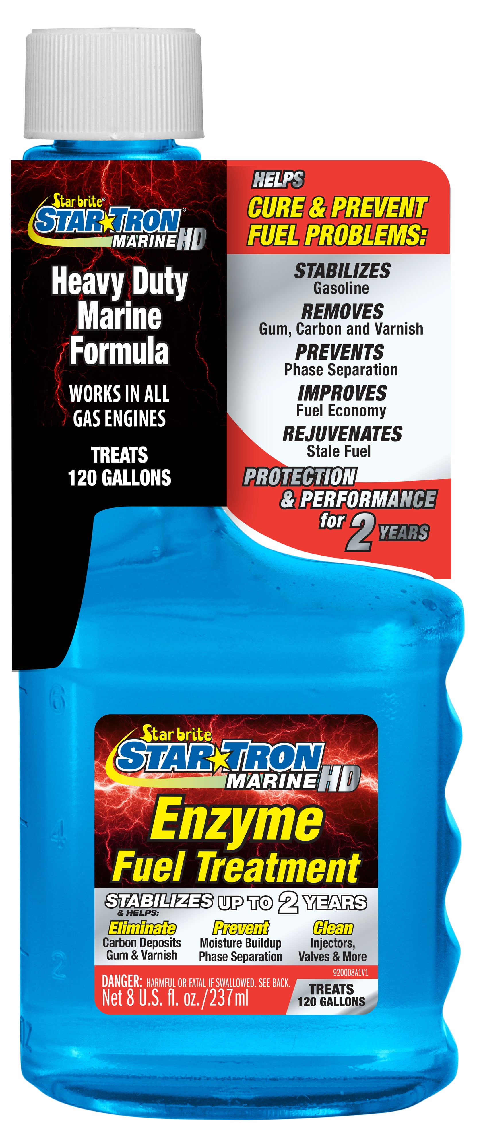 Star Brite Star Tron Marine HD - Enzyme Fuel Treatment - 8oz