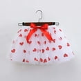 thumbnail image 5 of XAOFW Girl Skirt Valentine Elegant Girl Party Celebration Heart Print With Heart Little Fashionable Cozy Casual Daily Wear Skirts, 5 of 7