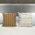 thumbnail image 4 of Pillow Covers 20x20 Set of 4, Modern Sofa Throw Pillow Cover, Decorative Outdoor Linen Fabric Pillow Case for Couch Bed Car， Light Brown, 4 of 6