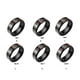 thumbnail image 5 of Qarigey Anillos Oro Rosa Anillo Exquisito Minimalista Alianzas de boda Joyería Dedo Manos Encanto Mujeres Hombres Fiesta Regalos 9 Type3 NO3, 5 of 6
