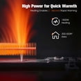 thumbnail image 3 of Advwin 1800W Baseboard Heater with Remote, Space Heater for Indoor use, Humidifier, 12H Timer, 3 of 8