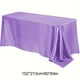 thumbnail image 3 of Mantel de satén sin costuras, rectangular, sedoso y suave, ideal para decoración de mesas, restaurantes, bodas, banquetes, fiestas y eventos., 3 of 5