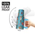 thumbnail image 3 of OBREWU Dogs with Flowers Tumbler with Handle and Lid,Dogs with Flowers 40oz Double Wall Vacuum Insulated Tumbler,Cups Gift for Women and Men, 3 of 7