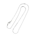 thumbnail image 1 of Collar de cadena Yinane Acero inoxidable 18' Plata, 1 of 8