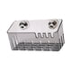 thumbnail image 1 of Copa de succión Rack Caseta de almacenamiento hueco de la pared Montada de la pared Fregadero de la esponja de instalación fácil de fregadero para el Gris transparente, 1 of 8