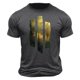 thumbnail image 1 of Camisa Casual de Cuello de la Tripulación de la Impresión de la Selva de Manga Corta Top Ligero de Poliéster para los Hombres, Camiseta de Manga Corta para el Uso Diario de Primavera Verano, 1 of 9