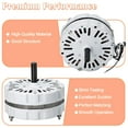 thumbnail image 4 of F0510B2944, F0510B2705 Power Attic Vent Fan Motor Replacement for Lomanco, Lomancool 2000 & 1800, F0510B2497, F0510B2536, A0416B2059 Ventilator Fan Motor Kit, 1/10 Hp, 1100 RPM, 120 Volts, 4 of 6