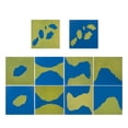 thumbnail image 1 of Modelo de terreno, juguete científico, ayuda didáctica, juguete de actividad, juguetes de geografía para niños pequeños 19x19cm 6 piezas, 1 of 6