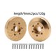 thumbnail image 4 of Adaptador de rueda hexagonal Vogacara 2x 1/10 de latón para Trx4 RC accesorios de coche, 4 of 6