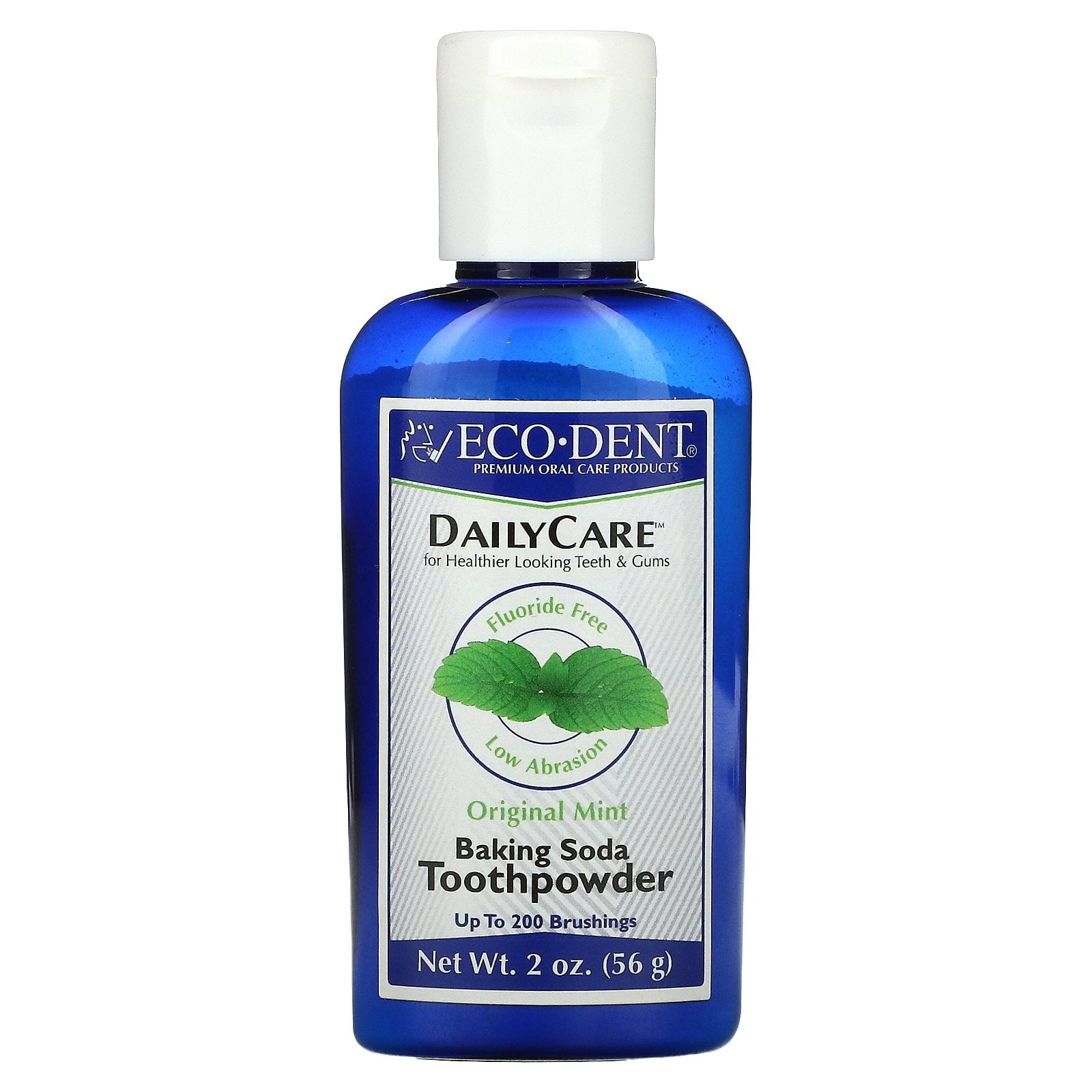 Eco-Dent Daily Care, Baking Soda Toothpowder, Original Mint, 2 oz (56 g)