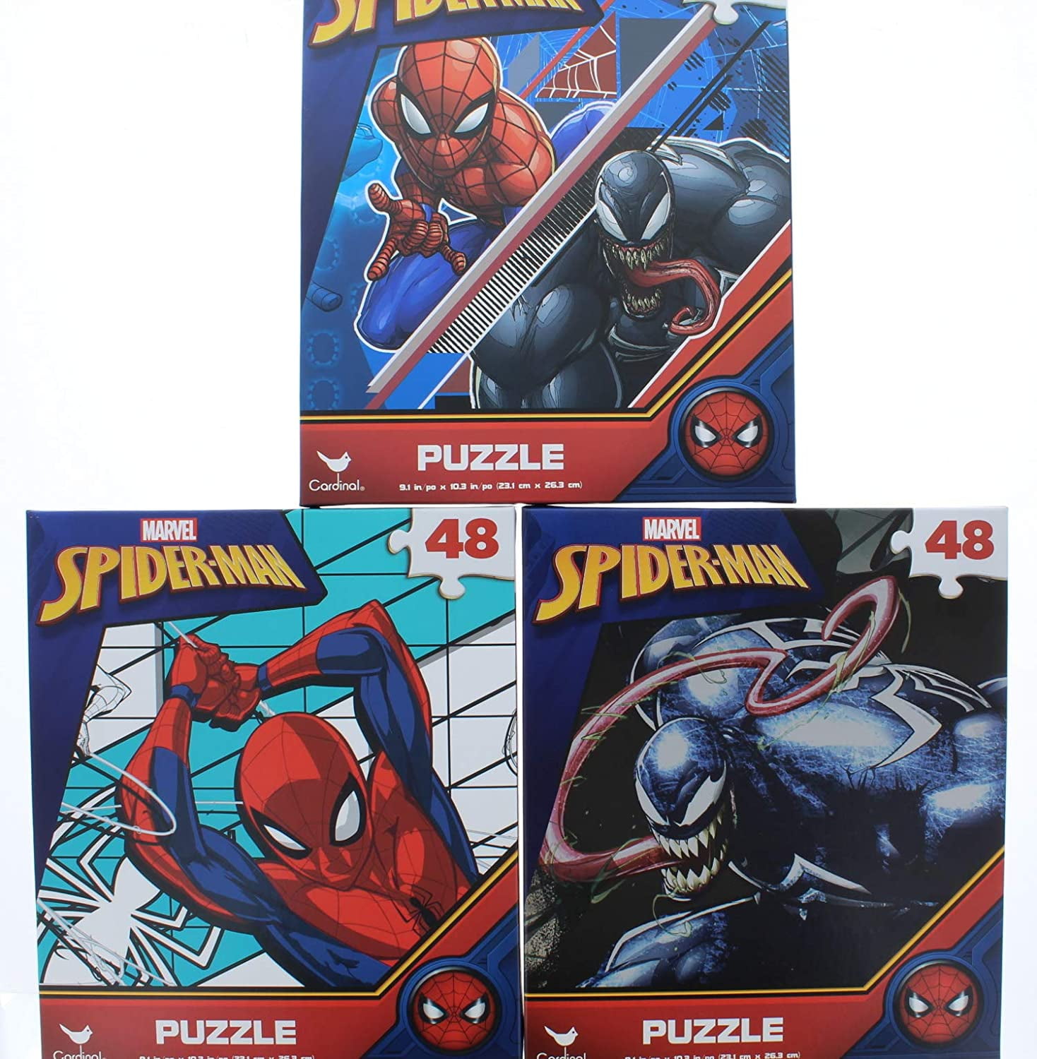 3 Pk. Marvel Spider-Man 48 Piece Jigsaw Puzzle (Assorted
