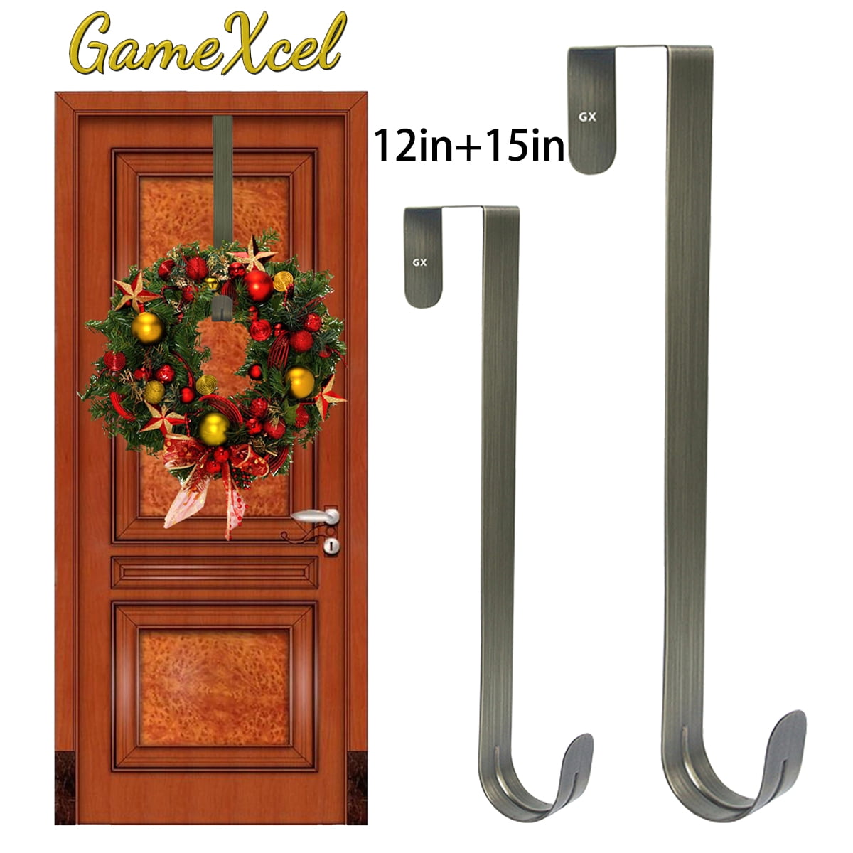 Wreath Hanger for Front Door Large Wreath Metal Hook for Christmas