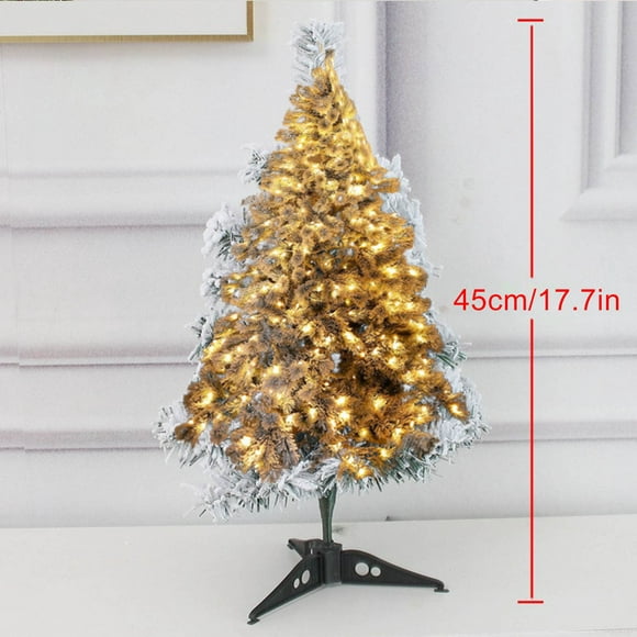 Dvkptbk Christmas Tree Illuminated Snowflake Flocked Christmas Tree, Equipped with Advanced Hinges, Artificial Trees, Metal Bracket, and Branch Tips for Easy Christmas Decoration on Clearance