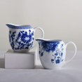 thumbnail image 4 of Blue and White Ceramic Creamer with Handle,Coffee Milk Creamer Pitcher Serving Pitcher, 4 of 6