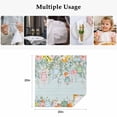 thumbnail image 5 of Easter Cloth Napkins, Spring Eggs Eucalyptus Branch Floral Wooden Washable and Reusable Dinner Napkins Set of 8, Table Napkin for Kitchen Party Birthday Wedding Hotel Housewarming 20"x20", 5 of 9