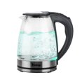 thumbnail image 3 of Clearance! Glass Electric Kettle, Tea Kettle With LED Light,1500W 1.8L Cordless Portable Water Kettle Boiler Tea Pot With BPA-Free, Auto-Shutoff Stainless Steel Kettle Water Boiler, 3 of 10