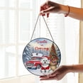 thumbnail image 2 of Santa is Coming Maltese Merry Christmas Xmas Noel Truck Tree Stained Glass Suncatcher Maltese Dog Lover Gifts Idea Window Hanging Sign Decor - 02023, 2 of 5