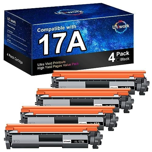 Cartucho de tóner Uniwork 17A CF217A negro para HP Laserjet Pro