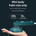 thumbnail image 4 of Portable Handheld Steam Iron Mini Travel Iron Fabric Garment Iron Hanging Ironing Wrinkles Removing Lightweight Steamer for Home Office Travel, 4 of 5