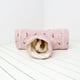 thumbnail image 3 of Bunny Tunnels Tubes / Plegable Bunny Hideout Pequeño Animal Actividad Juguetes para conejos enanos Conejillos de Kitty - Rosa 29x10x10CM Salvador Túneles de conejillos de Indias, 3 of 8