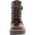 thumbnail image 2 of Naturalizer Womens Jac Embossed Ankle Combat & Lace-up Boots, 2 of 3