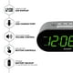 thumbnail image 3 of Reloj despertador Sharp Digital fácil de leer con cargador USB de 2 A, 3 of 6