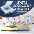 thumbnail image 2 of Walensee Memory Foam Bath Mat Non Slip Absorbent Super Cozy Velvet Bathroom Rug Carpet (17 x 24 inches, Yellow), 2 of 8