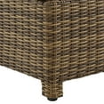 thumbnail image 2 of Crosley Furniture Bradenton Armless Patio Chair in Navy and Brown (Set of 2), 2 of 12