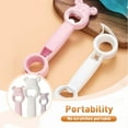 thumbnail image 2 of 4 in 1 Bottle Opener Multifunctional Beer Bottle Opener for Cans Jars and Bottles,Cute Bear Opener Multi-Function Jar Opener,Easy Grip Durable Stainless Steel for Home & Bar, 2 of 8