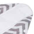 thumbnail image 2 of Yajisi Reusable Sanitary Pads, 5PCS Bamboo Fiber Waterproof Cloth Menstrual Pads for Women, Washable Period Protection Liners, Light Brown White Striped, 7.08 x 7.87 inches / 18 x 20 cm, 2 of 9
