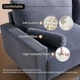 thumbnail image 3 of XIZZI Large 2 Seater Modern Sofa Couch 78" Upholstered Nugget Couches for Living Room(Polyester Fabric,Grey), 3 of 9