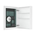 thumbnail image 2 of 20''x26'' Beveled Mirror Bathroom Medicine Chest - Left Door , Spacious Storage Spot, High-clarity Hd Mirror, Engineered Wood, Soundless Hinges 20'' W X 26'' H Cabinet Without Frame, Opens, Ample, 2 of 3