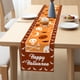 thumbnail image 1 of 4 piezas de camino de mesa de murciélago de Halloween, Halloween Murciélago negro Decoración de mesa de comedor de cocina de vacaciones para decoración de fiesta en el hogar, 1 of 5