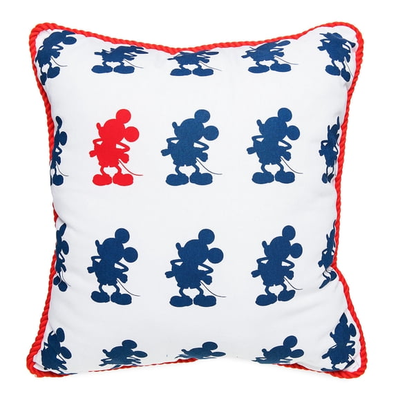 Disney Parks Mickey Americana Throw Pillow New with Tags