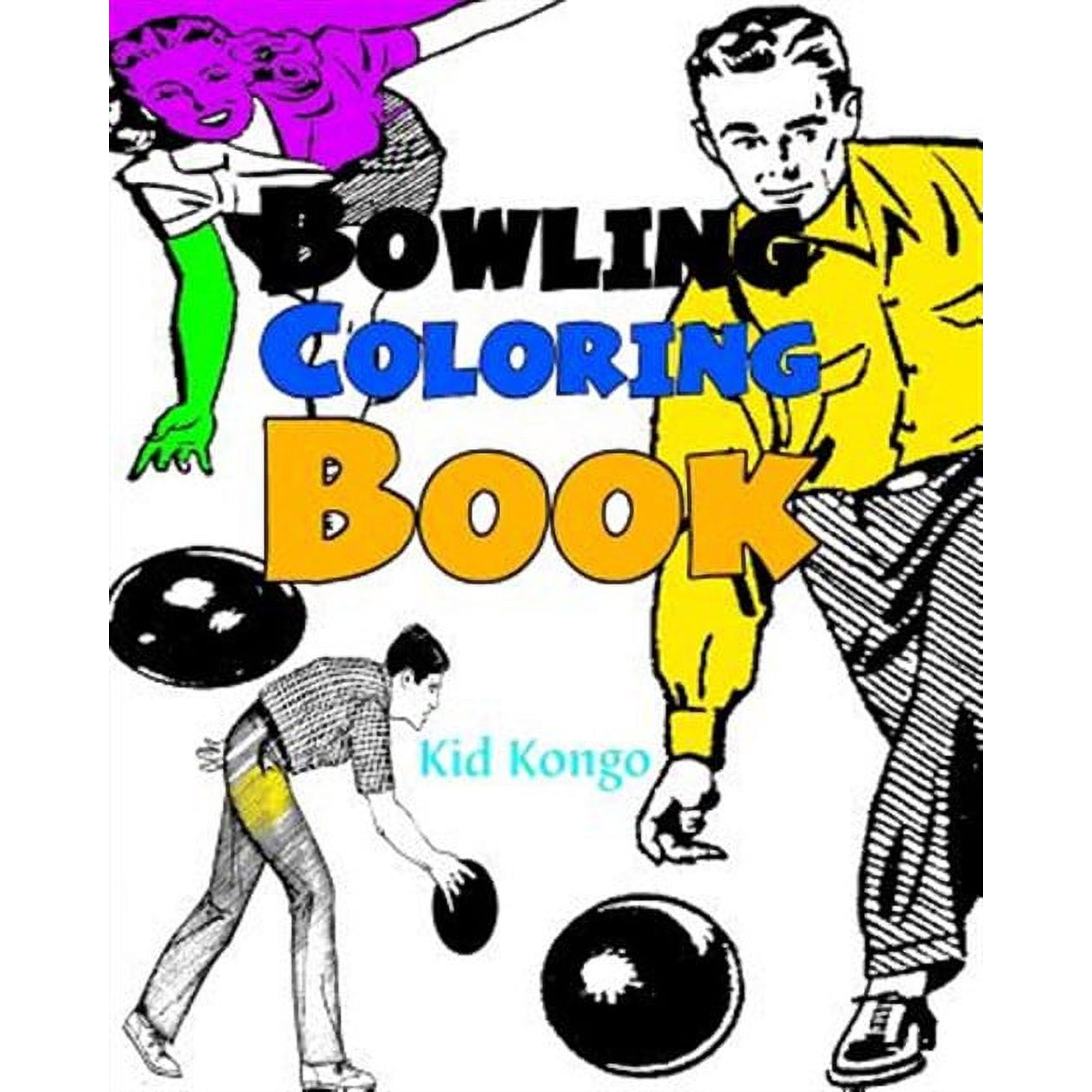 Bowling Coloring Book