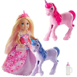 Barbie princess doll and regal hot unicorn