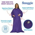 thumbnail image 2 of Snuggie, Purple, 2 of 5