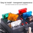 thumbnail image 4 of Mini Auto Blade Car Fuses Box Assortment Van Bike Fuse Set Electrical Components, 4 of 8